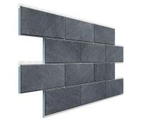Фасадная термопанель Дагестанский камень - Графит Фасадная термопанель Дагестанский камень - Графит