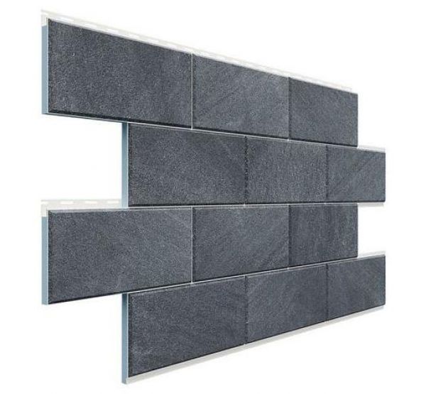 Фасадная термопанель Дагестанский камень - Графит от производителя  Доломит по цене 718 р