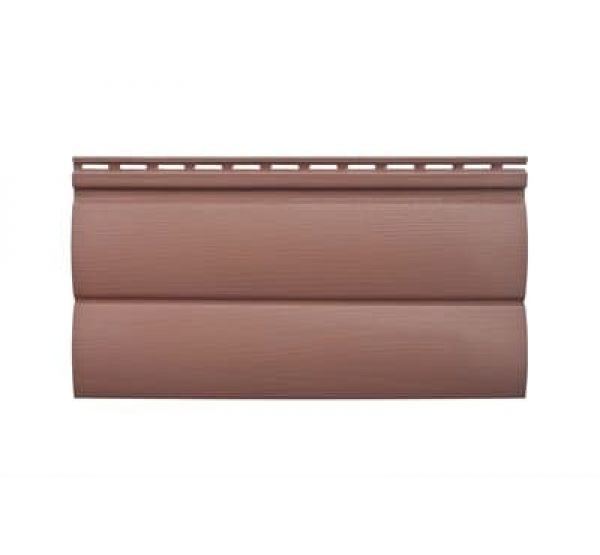 Сайдинг Blockhouse Bh-03 (Блокхаус), Красно-коричневый от производителя Альта-профиль по цене 380 р Сайдинг Blockhouse Bh-03 (Блокхаус), Красно-коричневый от производителя Альта-профиль по цене 380 р