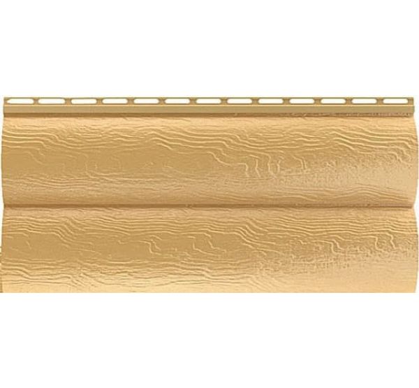 Виниловый сайдинг Blockhouse (Блокхаус - под бревно) Bh-02, Золотистый от производителя Альта-профиль по цене 543 р Виниловый сайдинг Blockhouse (Блокхаус - под бревно) Bh-02, Золотистый от производителя Альта-профиль по цене 543 р