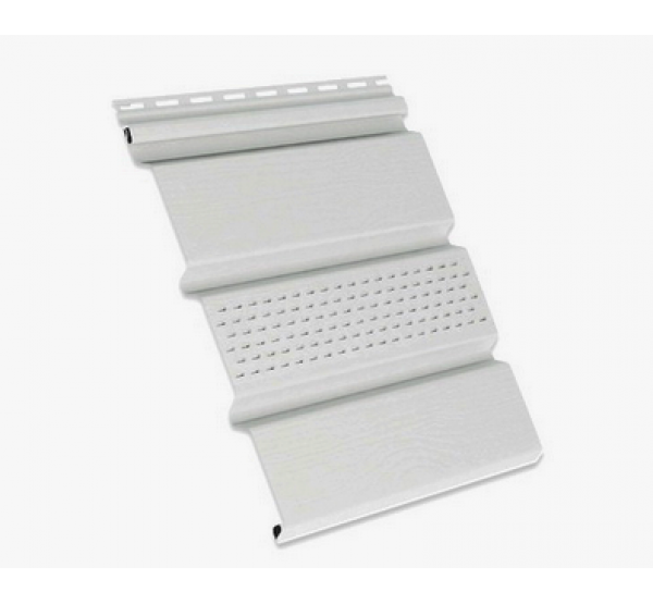 Софит белый с центральной перфорацией от производителя Россия по цене 480 р Софит белый с центральной перфорацией от производителя Россия по цене 480 р