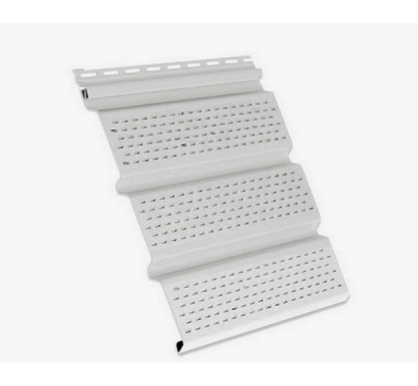 Софит белый полностью перфорированный от производителя Россия по цене 480 р Софит белый полностью перфорированный от производителя Россия по цене 480 р