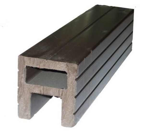 Заборный профиль широкий от производителя ДеревоПласт по цене 498 р Заборный профиль широкий от производителя ДеревоПласт по цене 498 р