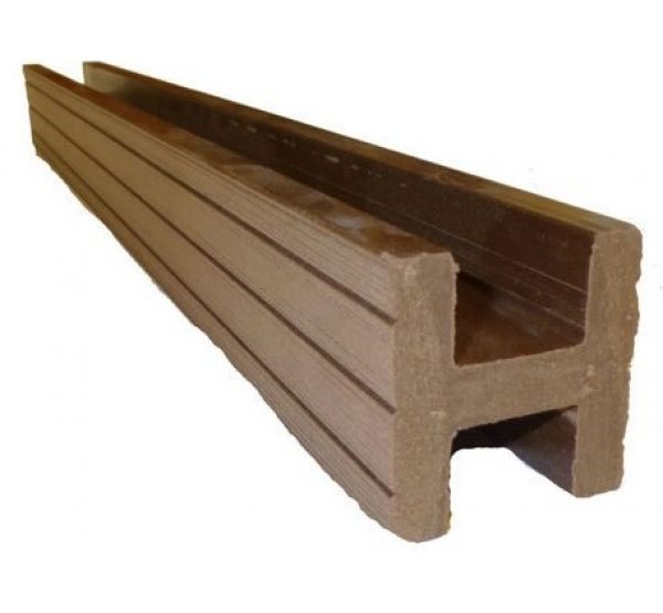 Профиль стыковочный, паз - 26 мм от производителя ДеревоПласт по цене 498 р Профиль стыковочный, паз - 26 мм от производителя ДеревоПласт по цене 498 р