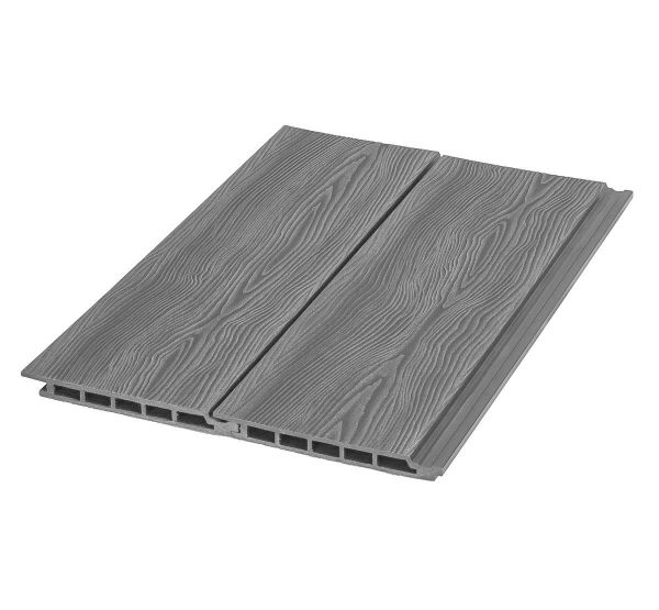 Фасадная доска Nature 3D Серый от производителя NanoWood по цене 450 р Фасадная доска Nature 3D Серый от производителя NanoWood по цене 450 р