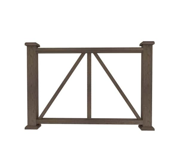 Ограждение из ДПК Е1 коричневый от производителя Dortmax по цене 8 860 р Ограждение из ДПК Е1 коричневый от производителя Dortmax по цене 8 860 р