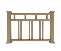 Ограждение из ДПК В1 натуральный