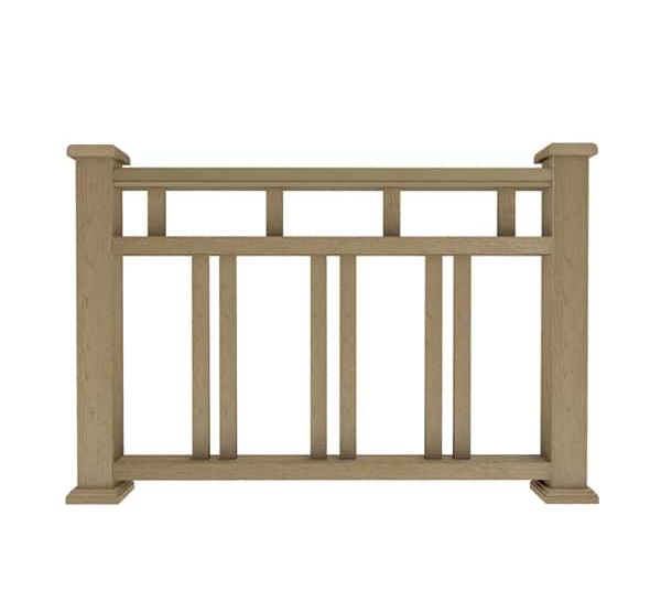 Ограждение из ДПК В1 натуральный от производителя  Dortmax по цене 8 860 р