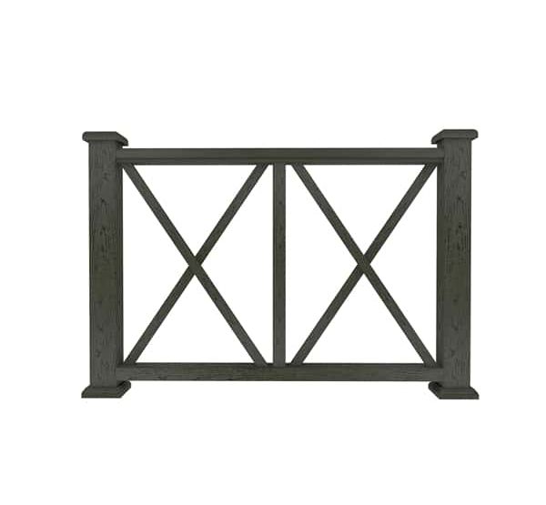 Ограждение из ДПК З1 черный от производителя Dortmax по цене 8 860 р Ограждение из ДПК З1 черный от производителя Dortmax по цене 8 860 р