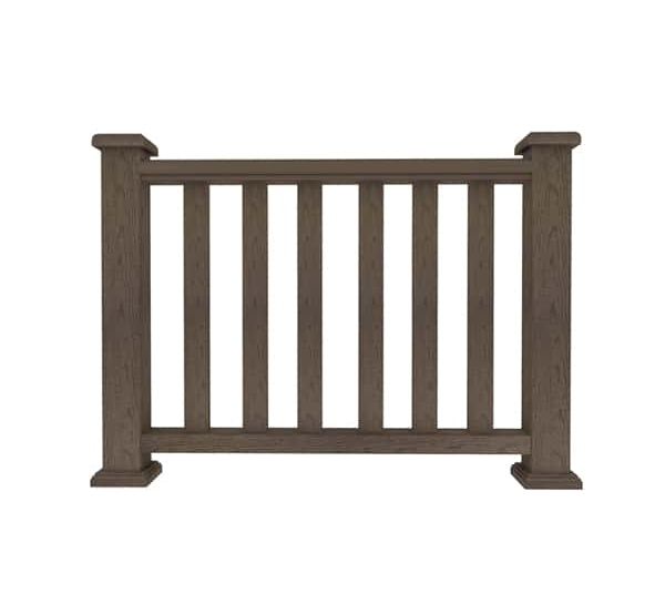 Ограждение из ДПК А1 коричневый от производителя  Dortmax по цене 8 860 р