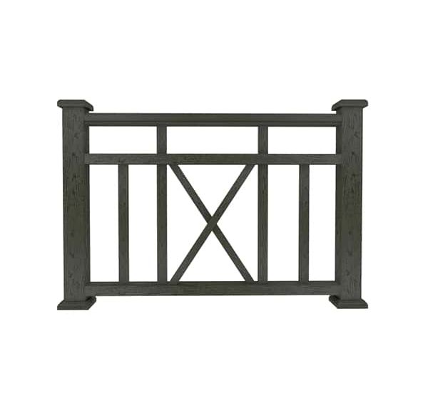 Ограждение из ДПК Р1 черный от производителя Dortmax по цене 8 860 р Ограждение из ДПК Р1 черный от производителя Dortmax по цене 8 860 р