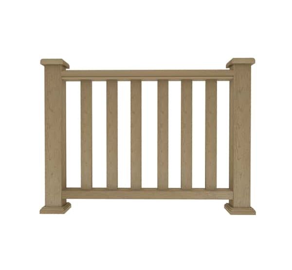 Ограждение из ДПК А1 натуральный от производителя  Dortmax по цене 8 860 р