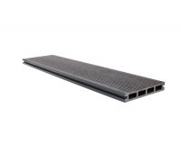 Террасная доска Графит, брашинг / структура дерева Террасная доска Графит, брашинг / структура дерева