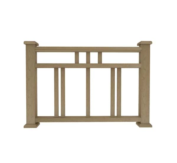 Ограждение из ДПК Г1 натуральный от производителя Dortmax по цене 8 860 р Ограждение из ДПК Г1 натуральный от производителя Dortmax по цене 8 860 р