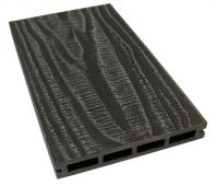 Террасная доска Nature 3D, двухсторонняя пустотелая Графит Террасная доска Nature 3D, двухсторонняя пустотелая Графит