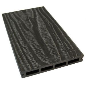 Террасная доска  Nature 3D, двухсторонняя пустотелая Графит от производителя  NanoWood по цене 490 р