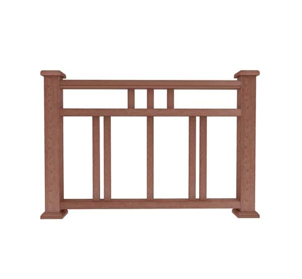 Ограждение из ДПК Г1 терракот от производителя  Dortmax по цене 8 860 р