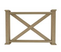 Ограждение из ДПК М1 натуральный Ограждение из ДПК М1 натуральный