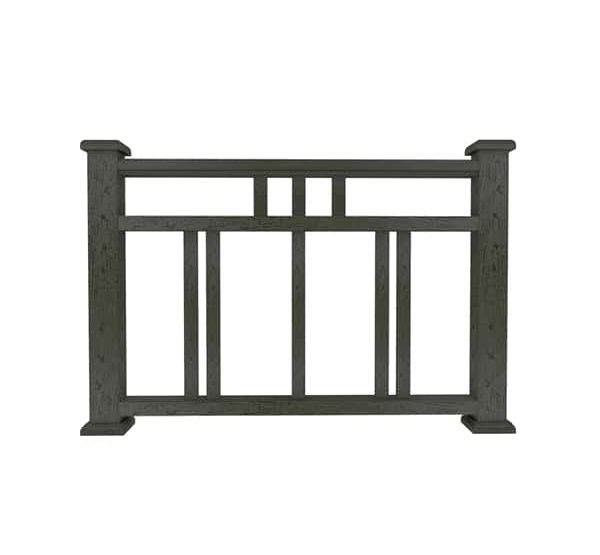 Ограждение из ДПК Г1 черный от производителя Dortmax по цене 8 860 р Ограждение из ДПК Г1 черный от производителя Dortmax по цене 8 860 р