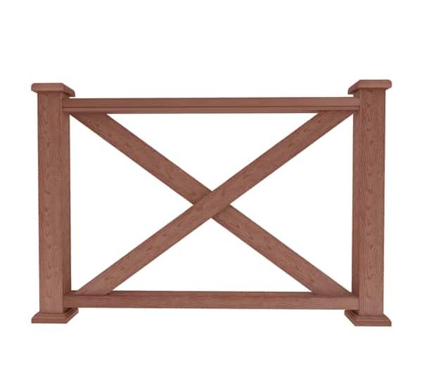 Ограждение из ДПК М1 терракот от производителя Dortmax по цене 8 860 р Ограждение из ДПК М1 терракот от производителя Dortmax по цене 8 860 р