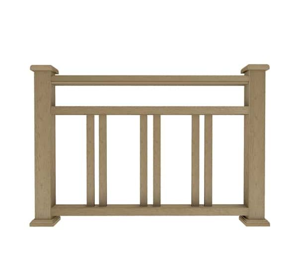 Ограждение из ДПК Б1 натуральный от производителя  Dortmax по цене 8 860 р