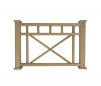 Ограждение из ДПК Д1 натуральный