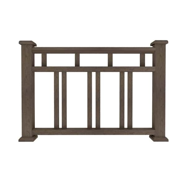 Ограждение из ДПК В1 коричневый от производителя  Dortmax по цене 8 860 р