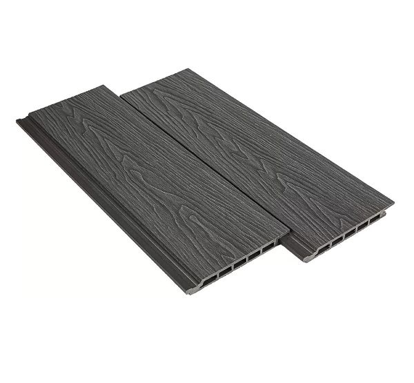 Фасадная панель из ДПК с текстурой дерева Vista 3D - Серый от производителя  Deckart (Россия) по цене 520 р