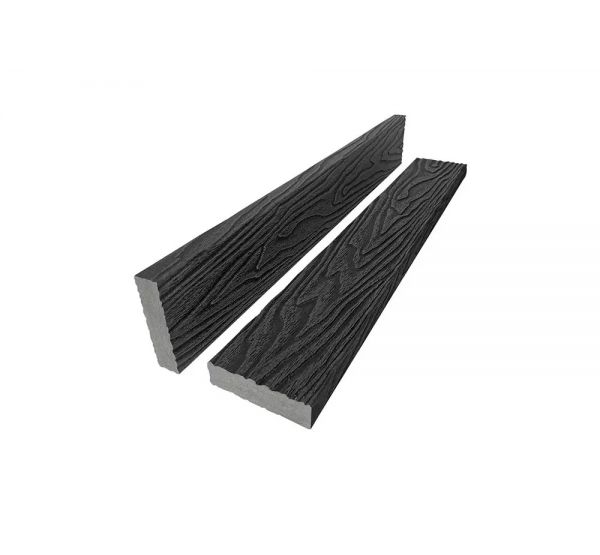Брус лавочный 3D-тиснение 20х80 Графит от производителя  Deckart (Россия) по цене 655 р