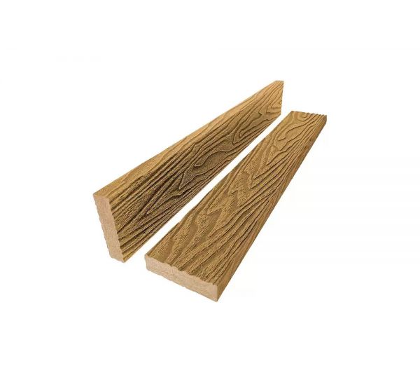 Брус лавочный 3D-тиснение 20х80 Орех от производителя  Deckart (Россия) по цене 655 р