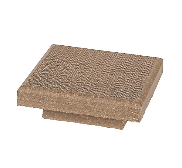 Крышка ДПК для столба 100x100 Орех от производителя Deckart (Россия) по цене 580 р Крышка ДПК для столба 100x100 Орех от производителя Deckart (Россия) по цене 580 р