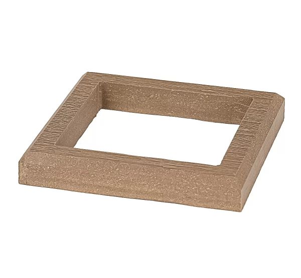 Рамка ДПК для столба 100x100 Орех от производителя Deckart (Россия) по цене 700 р Рамка ДПК для столба 100x100 Орех от производителя Deckart (Россия) по цене 700 р