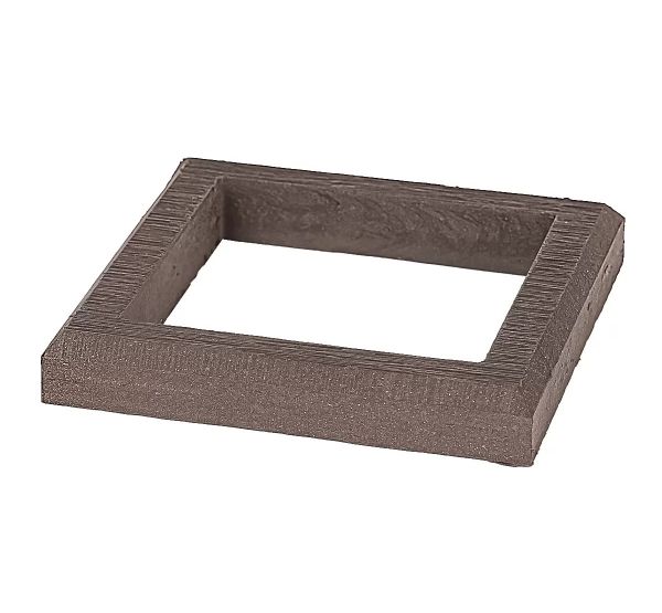 Рамка ДПК для столба 100x100 Венге от производителя  Deckart (Россия) по цене 700 р