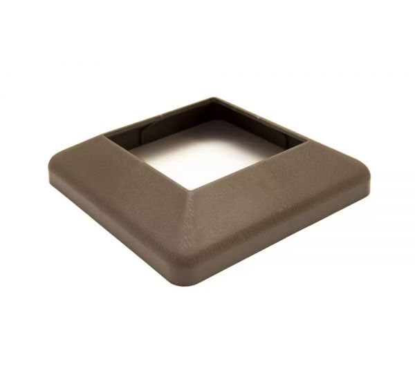 Крышка нижняя ПВХ для столба 125х125 Венге от производителя  Deckart (Россия) по цене 295 р