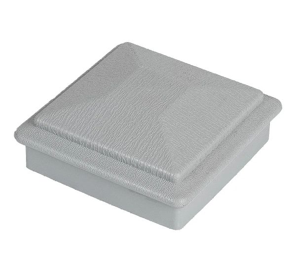 Крышка верхняя ПВХ для столба 100х100 Серый от производителя  Deckart (Россия) по цене 337 р