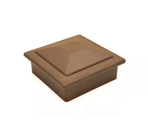 Крышка верхняя ПВХ для столба 100х100 Шоколад от производителя Deckart (Россия) по цене 293 р Крышка верхняя ПВХ для столба 100х100 Шоколад от производителя Deckart (Россия) по цене 293 р