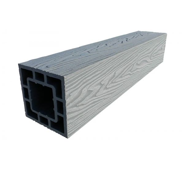 Столб опорный ДПК 125×125 Серый от производителя Deckart (Россия) по цене 2 338 р Столб опорный ДПК 125×125 Серый от производителя Deckart (Россия) по цене 2 338 р