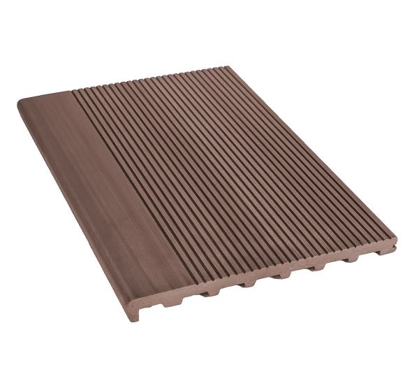 Ступень полнотелая из ДПК Optimum Махагон от производителя Deckart (Россия) по цене 2 100 р Ступень полнотелая из ДПК Optimum Махагон от производителя Deckart (Россия) по цене 2 100 р