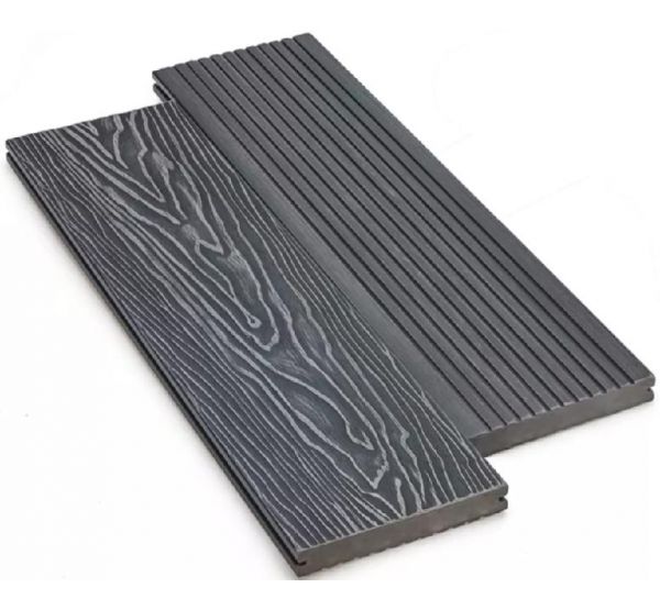 Террасная доска ДПК Monolit 3D - Графит от производителя Deckart (Россия) по цене 870 р Террасная доска ДПК Monolit 3D - Графит от производителя Deckart (Россия) по цене 870 р
