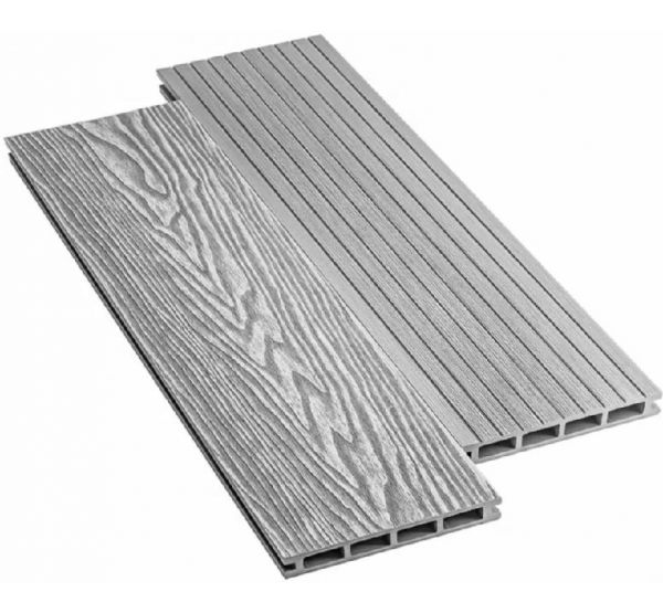 Террасная доска ДПК Praktik New - Серый от производителя  Deckart (Россия) по цене 580 р