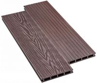 Террасная доска ДПК Praktik New - Венге Террасная доска ДПК Praktik New - Венге