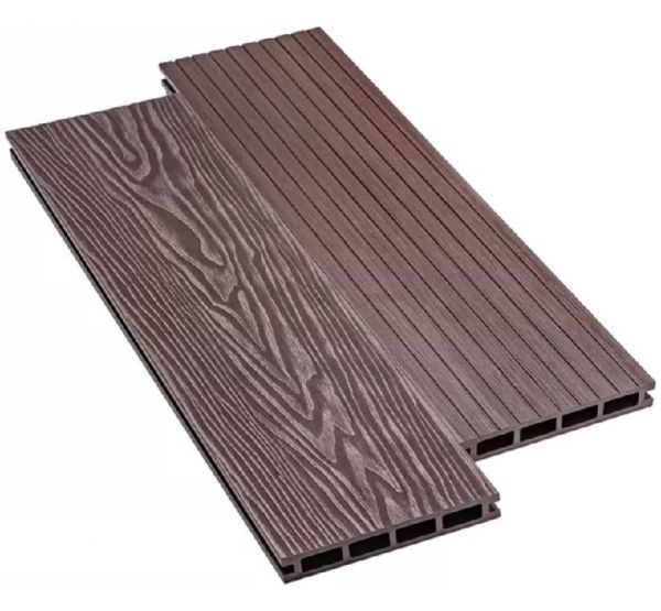 Террасная доска ДПК Praktik New - Венге от производителя  Deckart (Россия) по цене 580 р