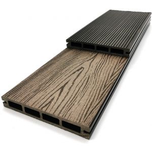 Террасная доска ДПК «ECO» Венге от производителя NanoWood по цене 280 р Террасная доска ДПК «ECO» Венге от производителя NanoWood по цене 280 р