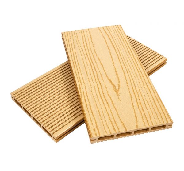 Террасная доска пустотелая ДПК ECO New Натуральный от производителя NanoWood по цене 311 р Террасная доска пустотелая ДПК ECO New Натуральный от производителя NanoWood по цене 311 р