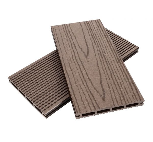 Террасная доска пустотелая ДПК ECO New Шоколад от производителя NanoWood по цене 297 р Террасная доска пустотелая ДПК ECO New Шоколад от производителя NanoWood по цене 297 р