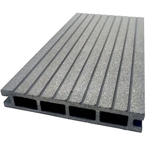 Террасная доска ДПК «Эко Классик» Антрацит от производителя NanoWood по цене 330 р Террасная доска ДПК «Эко Классик» Антрацит от производителя NanoWood по цене 330 р