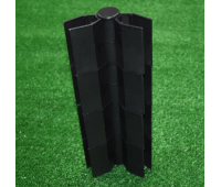 Угол поворотный от 60° до 300° пластик для доски 300х30 из ДПК Чёрный Угол поворотный от 60° до 300° пластик для доски 300х30 из ДПК Чёрный