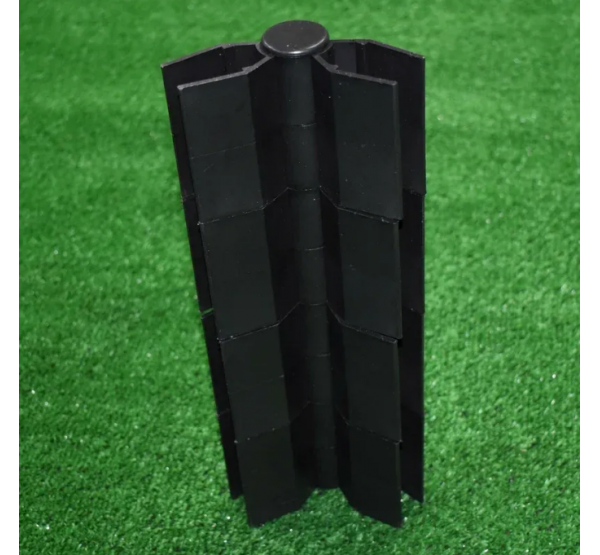 Угол поворотный от 60°  до 300°  пластик для доски 300х30 из ДПК Чёрный  от производителя  Holzhof по цене 450 р