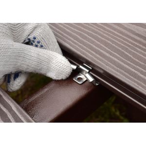 Кляймер монтажный от производителя RusDecking по цене 17 р Кляймер монтажный от производителя RusDecking по цене 17 р