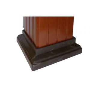 Декоративная рамка на столб Венге от производителя ДеревоПласт по цене 195 р Декоративная рамка на столб Венге от производителя ДеревоПласт по цене 195 р